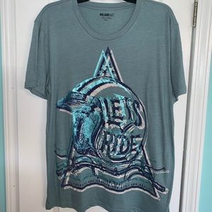 Graphic T let’s ride